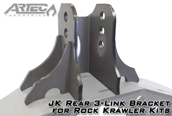 Artec Industries 07-18 Jeep Wrangler JK Rear 3-Link Bracket For Rock Krawler Kits