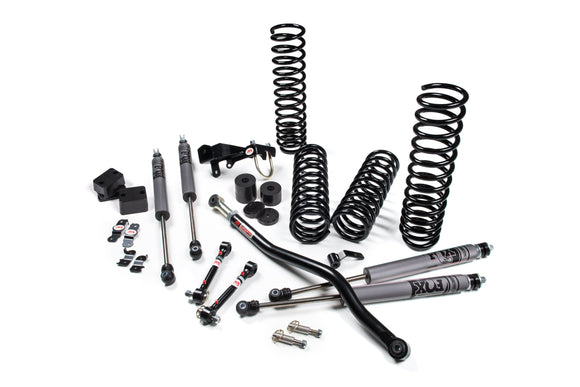 JKS 07-18 Jeep JK 2Dr 3.5in JSPEC System - FOX Remote Resi