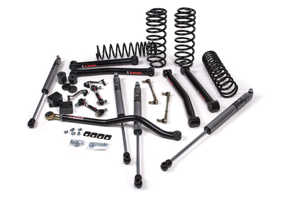 JKS 18-21 Jeep JL J-Konnect 2.5in 4Dr w/Fox Adventure Series Shocks STD Rate Coils