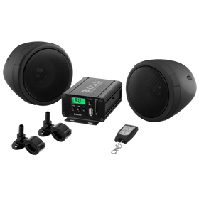 Boss Audio Systems Motorcycle Speakers and Amplifier Audio Sound System