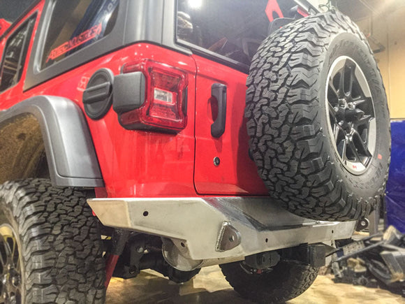 Artec Industries 18-25 Jeep Wrangler JL Sahara Jl Nighthawk Rear Bumper - Sensor Holes