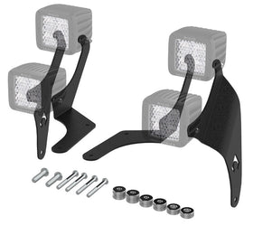 Artec Industries 20-25 Jeep Wrangler JL A-Pillar Dual Led Cube Light Mount - Jl 392 / Jt Mojave