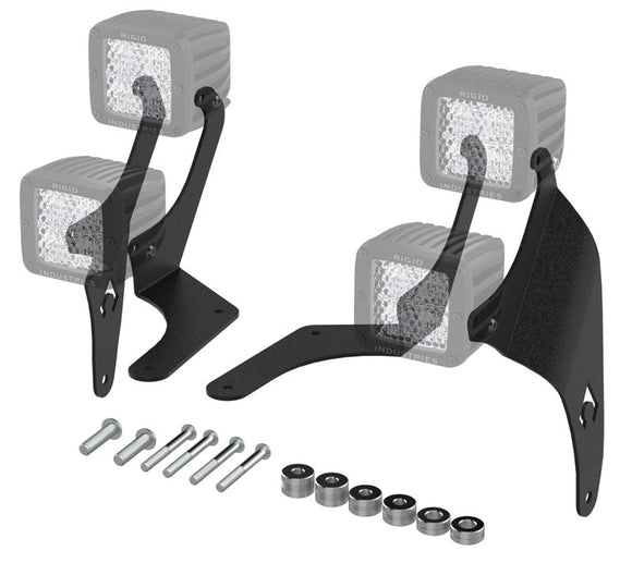 Artec Industries 20-25 Jeep Wrangler JL A-Pillar Dual Led Cube Light Mount - Jl 392 / Jt Mojave