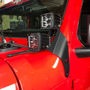 Artec Industries 18-25 Jeep Wrangler JL Jt Jl A-Pillar Dual Led Cube Light Mount-2