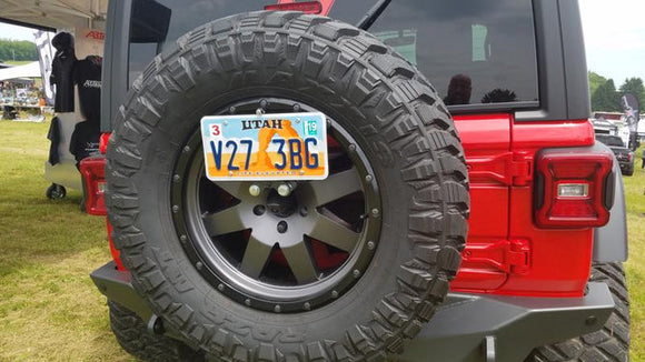 Artec Industries 18-25 Jeep Wrangler JL Sahara Jl Rear License Plate Mount