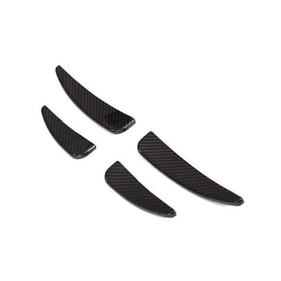 Dry Carbon Fiber Front Bumper Canards for Audi R8 V10 2023
