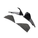 Carbon Fiber Front Bumper Air Vent Covers for Ford Mustang GT Coupe 2-Door 2018-2019-1