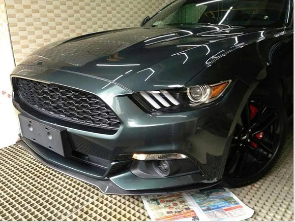 Carbon Fiber Front Lip for Ford Mustang Coupe Convertible 2-Door 2015 2016 2017