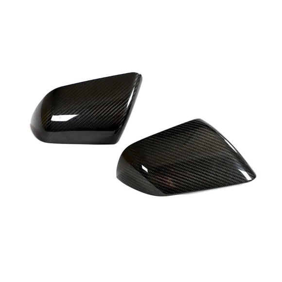 Dry Carbon Fiber Mirror Covers for Ford Mustang GT500