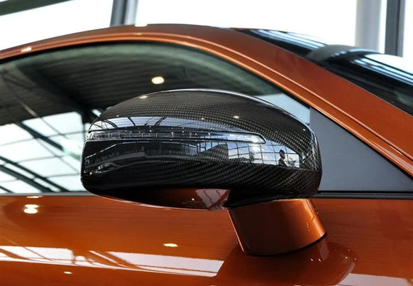 Carbon Fiber Mirror Covers for Audi R8 Base Convertible 2-Door 07-11