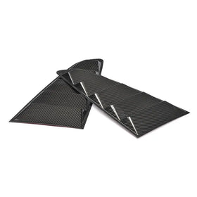 Carbon Fiber Rear Window Vents for Ford Mustang GT Coupe 2-Door 15-17 2pcs/set - 0