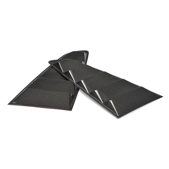 Carbon Fiber Rear Window Vents for Ford Mustang GT Coupe 2-Door 15-17 2pcs/set