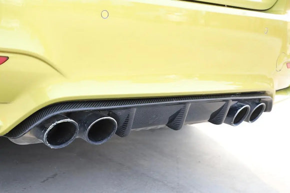 Carbon Fiber Rear Diffuser For BMW 4 Series F80 M3 F82 M4 2014-2018