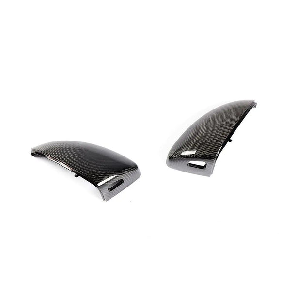 Carbon Fiber Mirror Covers for Audi TT 8S MK3 TTS TTRS TT SLINE 2-Door 15-19 with side lane assist hole