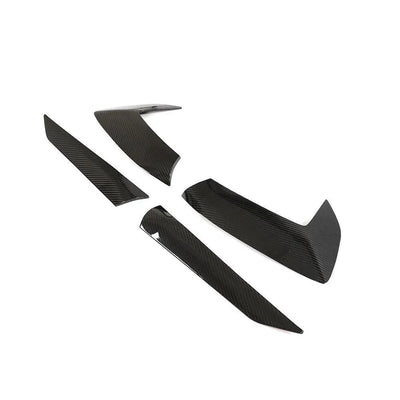 Dry Carbon fiber Fender Vent Trims for Chevrolet Corvette C8 2020-2021