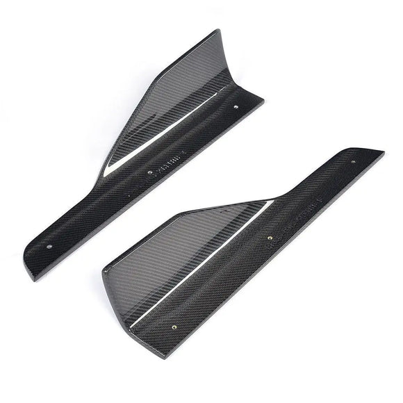 Carbon Fiber Side Skirt Splitters for BMW F30 320i 325i 328i 335i M Sport Sedan 4-Door 13-17