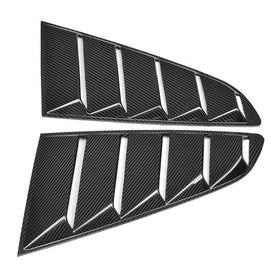 Carbon Fiber Rear Window Vents for Ford Mustang GT Coupe 2-Door 15-17 2pcs/set