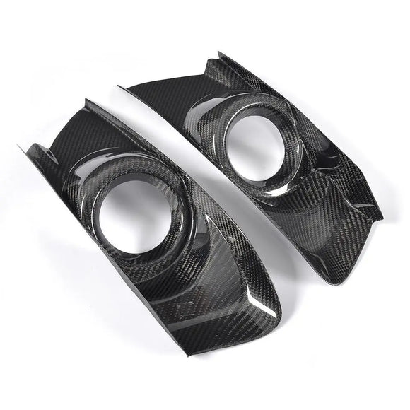 Carbon Fiber Front Fog Light Covers for Ford Mustang 2015 UP