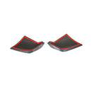 Carbon Fiber Rear Bumper Side Splitters for Audi R8 V10 Gen 2 Plus Coupe 2-Door 2016-2018-2
