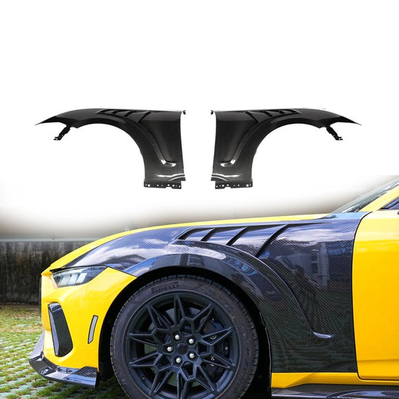 Carbon Fiber Vented Fenders for Ford Mustang S650 2024+