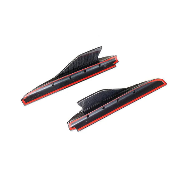 Carbon Fiber Front Side Splitters for AUDI R8 V10 Base Coupe 2-Door 2016-2018