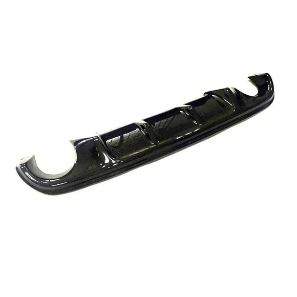 Carbon Fiber 2PC Rear Diffuser For Infiniti Q50 Q50S Sedan 4D Standard Sport 2014-2017