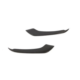 Carbon Fiber Front Fog Lamp Trims for Ford Mustang GT Shelby GT350R Coupe 2-Door 15-17 - 0
