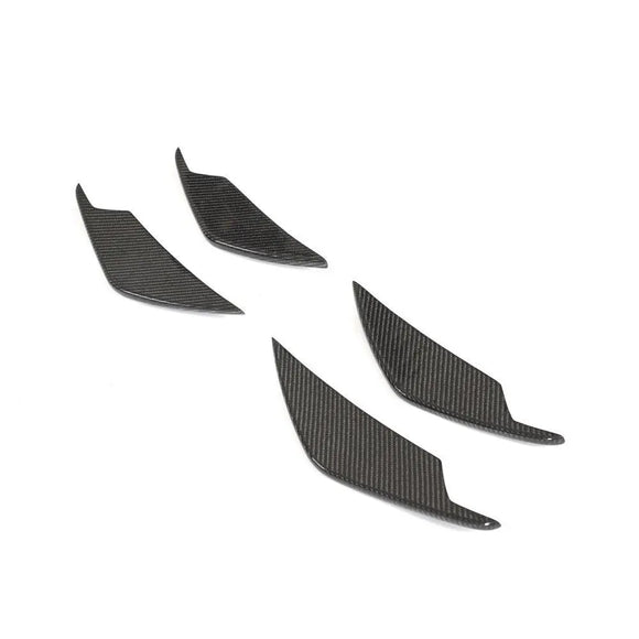 Carbon Fiber Front Bumper Fin Canards for BMW G80 M3 G82 G83 M4 2D 4-Door 2021-2022