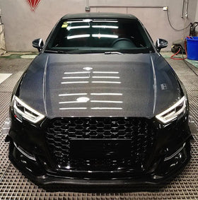 Carbon Fiber Front Lip V5 for Audi A3 S-LINE S3 2015-19