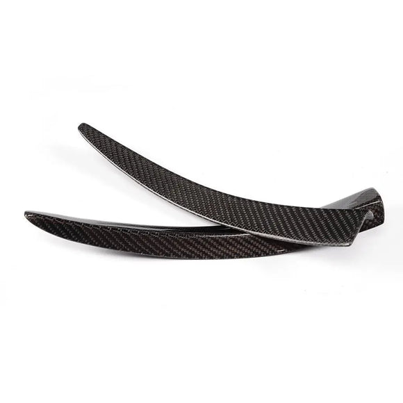 Carbon Fiber Front Bumper Canards V2 For BMW F80 M3 F82 M4 2014-2017 2PCS/Set