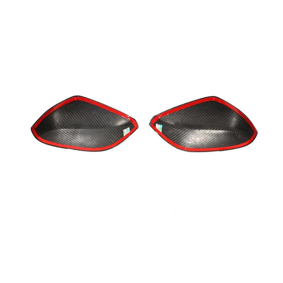 Dry Carbon Fiber Mirror Covers For Infiniti Q50 Q50S Q60 Q60S Q70 14-21