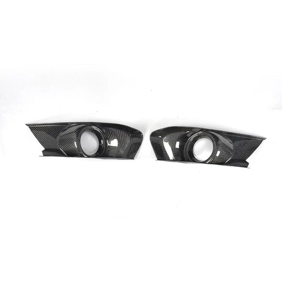 Carbon Fiber Front Fog Light Covers for Ford Mustang 2015 UP