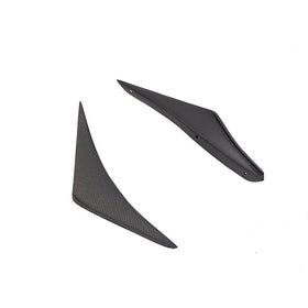 Carbon Fiber Front Bumper Canards for Ford Mustang Shelly GT350 Coupe 2 Door 15-17 - 0