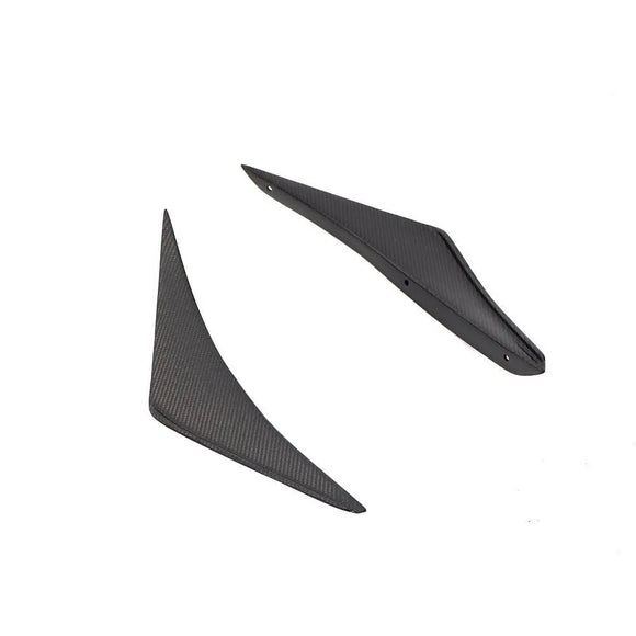 Carbon Fiber Front Bumper Canards for Ford Mustang Shelly GT350 Coupe 2 Door 15-17