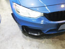 Carbon Fiber Front Bumper Canards V2 For BMW F80 M3 F82 M4 2014-2017 2PCS/Set-4