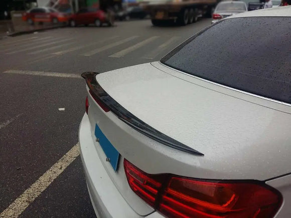 Carbon Fiber Rear Trunk Spoiler for BMW 4Series F83 M4 F33 428i 430i 435i 440i Convertible 2-Door 2014 - 2018