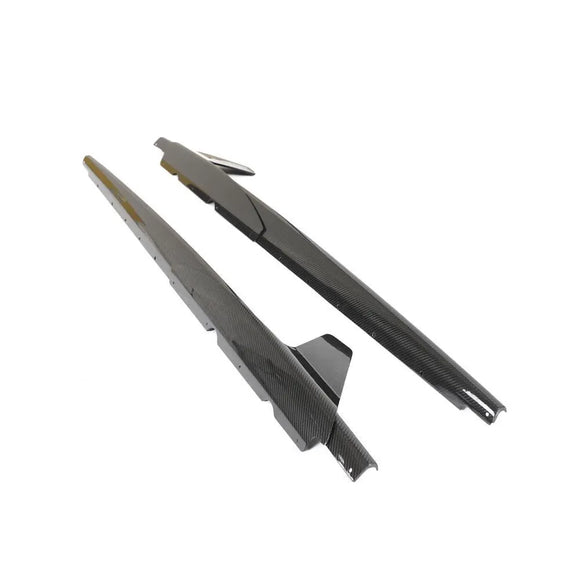 Dry Carbon Fiber Side Skirts V2 for Audi R8 V10 2023