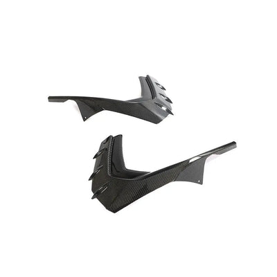 Carbon Fiber Font Bumper Canards For Audi 8Y S3 2021-2022 - 0