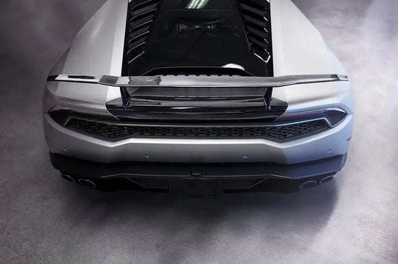 Carbon Fiber High kick Rear Spoiler For Lamborghini Huracan LP610 2014-2018