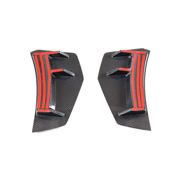 Carbon Fiber Rear Side Splitters for Audi R8 Gen 2 V10 2016- 2018