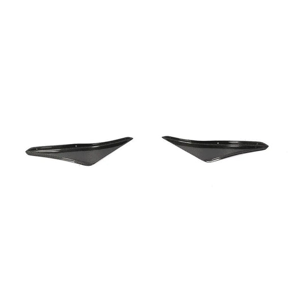 Carbon Fiber Front Bumper Canards for Ford Mustang Shelly GT350 Coupe 2 Door 15-17