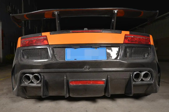 Carbon Fiber Rear Bumper for Lamborghini Gallardo LP550 LP560 LP570 08-12