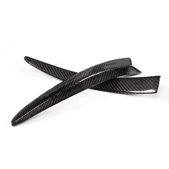 Carbon Fiber Front Bumper Canards V2 For BMW F80 M3 F82 M4 2014-2017 2PCS/Set