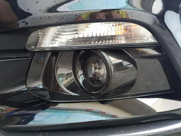 Carbon Fiber Front Fog Light Covers for Ford Mustang 2015 UP