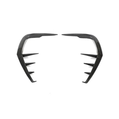 Carbon Fiber Rear Bumper Canards for Infiniti Q60 Coupe 2-Door 2016-2020 - 0