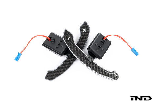 JQ Werks / MadTrace BMW G-Chassis Clubsport Magnetic Shift Paddle Set - Carbon V3