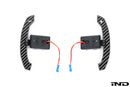 JQ Werks / MadTrace BMW G-Chassis Clubsport Magnetic Shift Paddle Set - Carbon V2-9