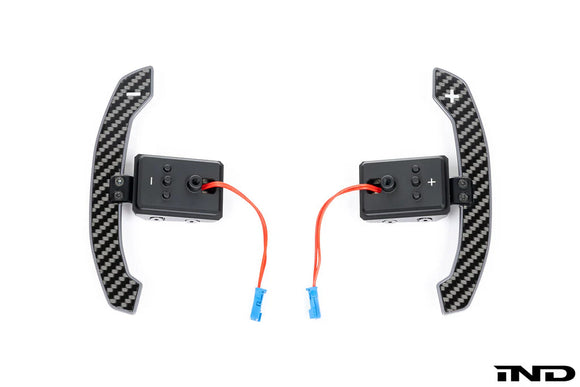 JQ Werks / MadTrace BMW G-Chassis Clubsport Magnetic Shift Paddle Set - Carbon V2