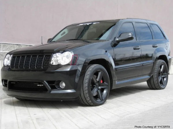 STILLEN LIGHT COVERS 08-10 GRAND CHEROKEE (INC SRT-8) - (PAIR) - UNPAINTED