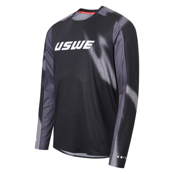 USWE Kalk Off-Road Jersey Adult Black - Large